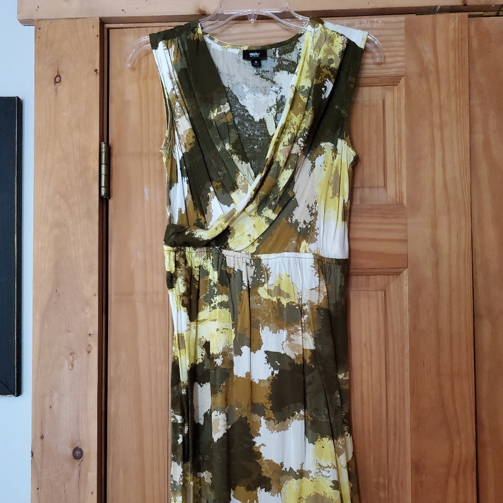 Knee length wrap dress